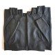Gants en cuir d'agneau, noir, " MITAINES PILOTE FEMME".