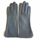 Gants en cuir d'agneau, gris, "VIOLETTE".