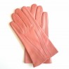 Gants en cuir d'agneau sorbet "STEEVE".