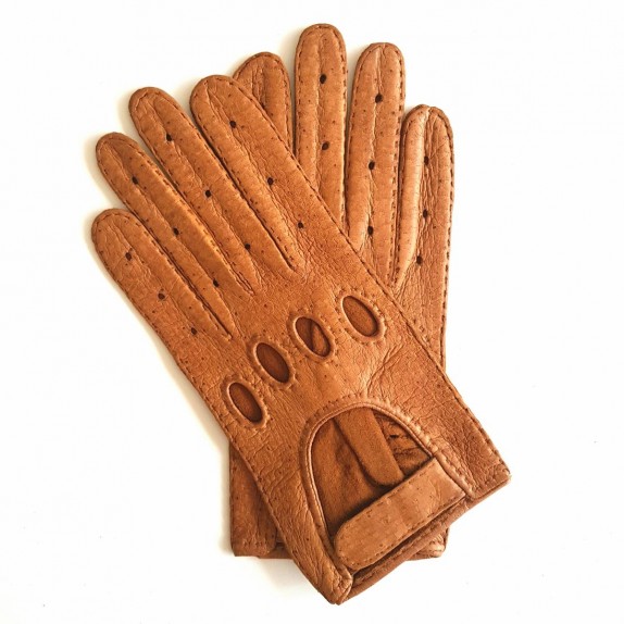 Gants en cuir de pécari, cork "POMPEIA".