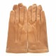 Gants en cuir d'agneau, biscuit "HENRI"