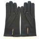 Gants en cuir d'agneau, noir "RAPHAËL"