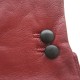 Gants en cuir d'agneau bordeaux, noir "CLEMENTINE"