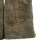 Leather gloves of lambskin olive "JIVAGO"