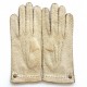 Leather Gloves of peccary otmeal and kapuzin "PERNILLE"