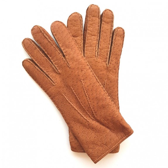 Leather Gloves of peccary cork "PAUL".