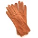 Leather Gloves of peccary cork "LEONIE".