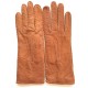 Leather Gloves of peccary cork "LEONIE".