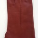 Leather gloves of lamb Maroon "THERESE".