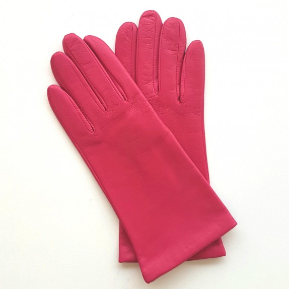 Gants en cuir d'agneau orchidée "ADELINE".