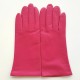 Leather gloves of lamb orchid "ADELINE".