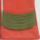 Leather gloves of lamb nasturtium and khaki " ATHENA".