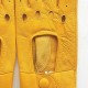 Leathermittens of lamb yellow "PILOTE".