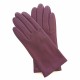 Leather gloves of lamb cassis "CAPUCINE".