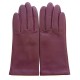 Leather gloves of lamb cassis "CAPUCINE".