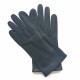 Leather gloves of peccary black "JOSEPH".