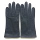 Gants en cuir de pécari noir " JOSEPH".