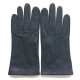 Leather gloves of peccary black "JOSEPH".