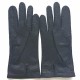 Gants en cuir de pécari noir " JOSEPH".