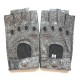 Leather mittens of lamb tin "PILOTE".
