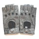 Leather mittens of lamb tin "PILOTE".
