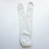 Leather gloves of lamb white "INIMA".