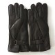 Gants en cuir de cerf marron "SERGE".