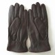 Gants en cuir de cerf marron "THADEÏ".