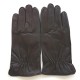 Gants en cuir d'agneau marron "ANTONIN".