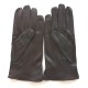 Gants en cuir d'agneau marron "ANTONIN".