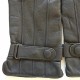 Leather gloves of lamb grey "BASILE"