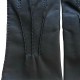 Gants en cuir d'agneau noir "PIERRE"