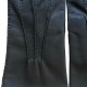 Leather gloves of lamb black "PIERRE"