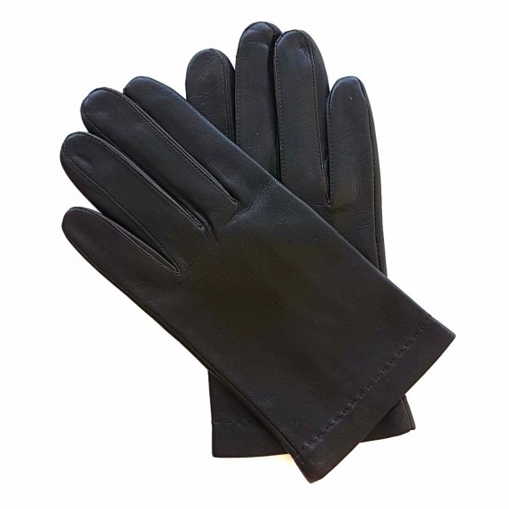 Leather gloves of lamb brown "RAPHAËL".