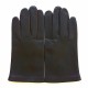 Gants en cuir d'agneau marron "RAPHAEL"