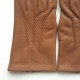 Leather gloves of lamb nut "HENRI"