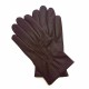 Gants en cuir d'agneau rouge "HENRI".