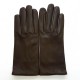 Leather gloves of lamb peat "CAPUCINE"