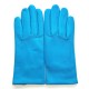 Gants en cuir Turquoise d'agneau "CAPUCINE".