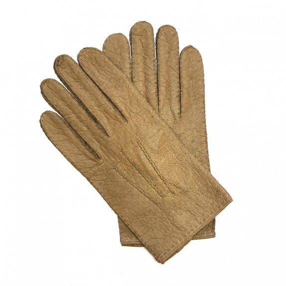 Gants en cuir de pécari kapuzin "ALISTER".