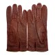 Leather gloves of peccary black " PATT".