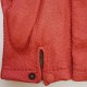 Leather gloves of peccary red "JOSEPH".