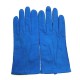 Leather Gloves of lamb blue "PATT".