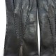 Leather gloves of lamb black "GISELE"