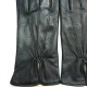 Leather gloves of lamb black "JULIE"