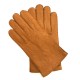 Leather gloves of peccary cork "MICHEL".