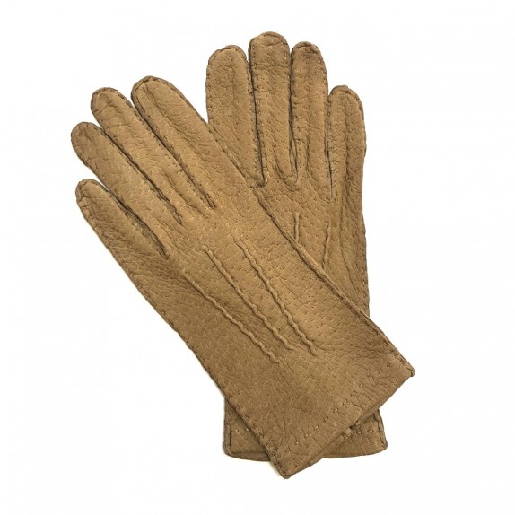 Leather Gloves of lamb caravan "PATT".