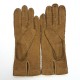 Leather Gloves of lamb caravan "PATT".
