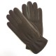 Leather gloves of peccary and alpaca "MOYRA"