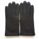 Leather gloves of lamb brown "HENRI".